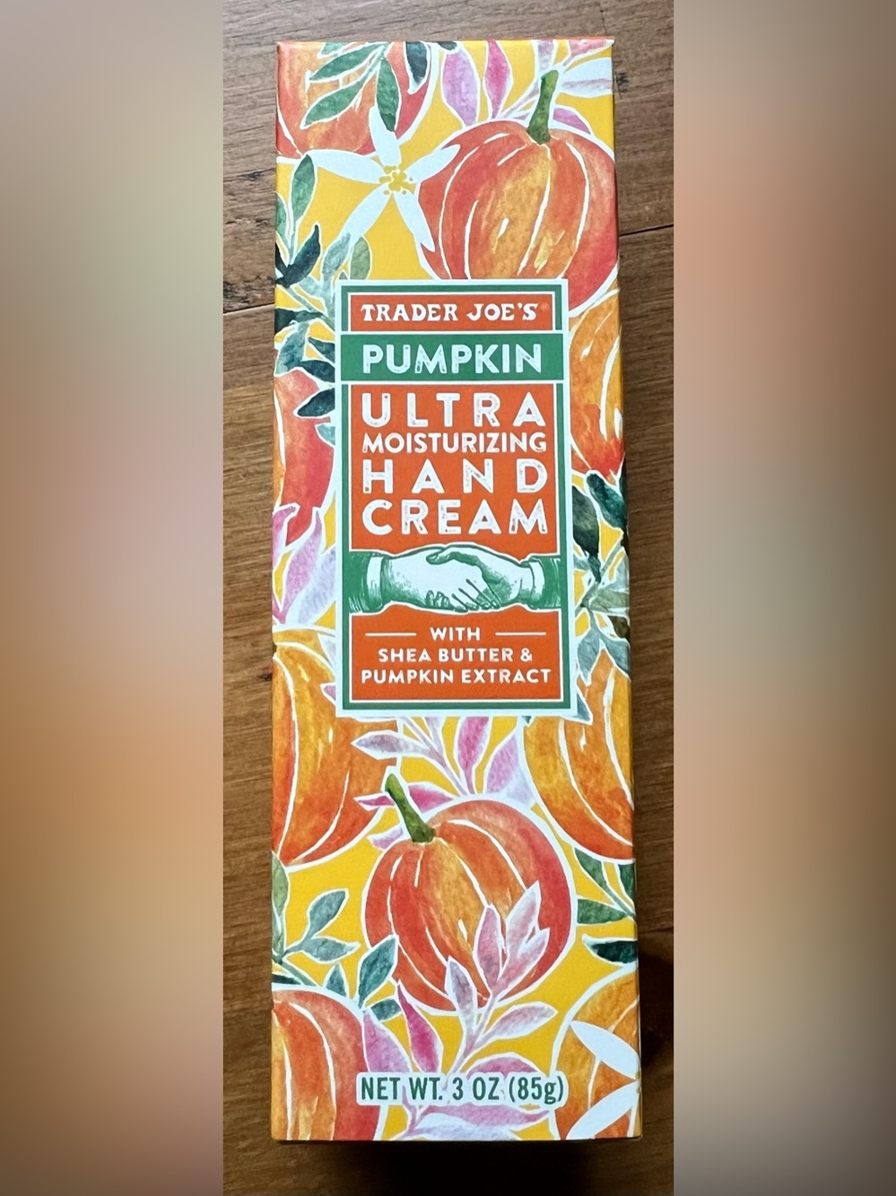 Trader Joes Pumpkin Ultra Moisturizing Hand Cream with Shea Butter